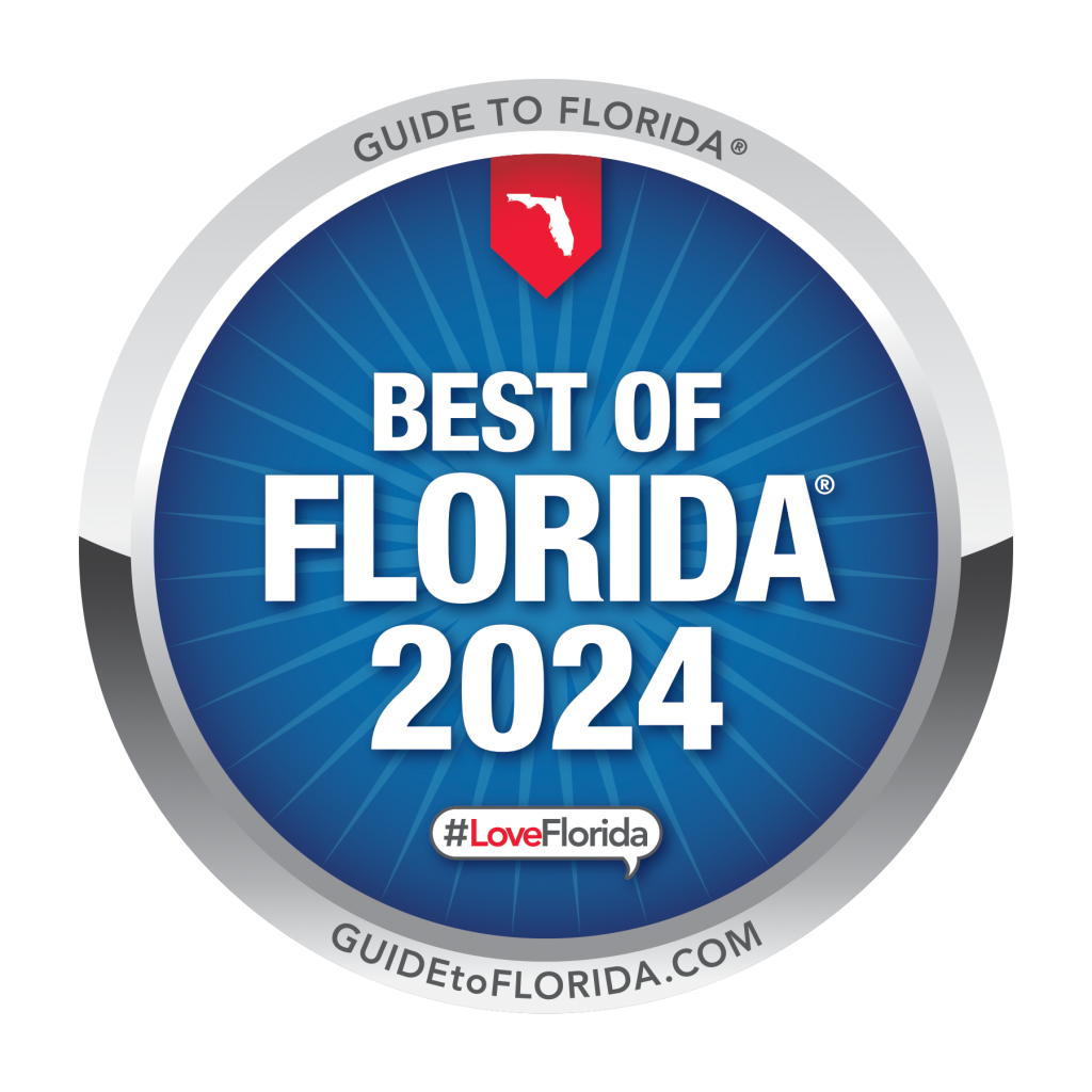 Best of Florida 2024 award from Guide to Florida